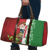 Meri Kirihimete New Zealand Travel Bag Cute Santa NZ Animals and Pohutukawa