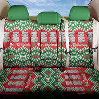 New Zealand Christmas In July Back Car Seat Cover Meri Kirihimete Hei Tiki Taniko Motifs Seamless