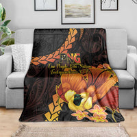 Papua New Guinea Independence Day Blanket 50th Anniversary Papua Niu Gini Bird Of Paradise LT14