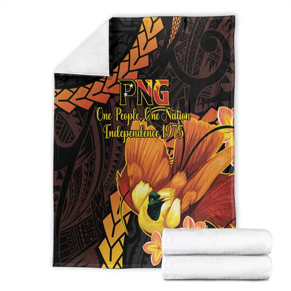 Papua New Guinea Independence Day Blanket 50th Anniversary Papua Niu Gini Bird Of Paradise LT14