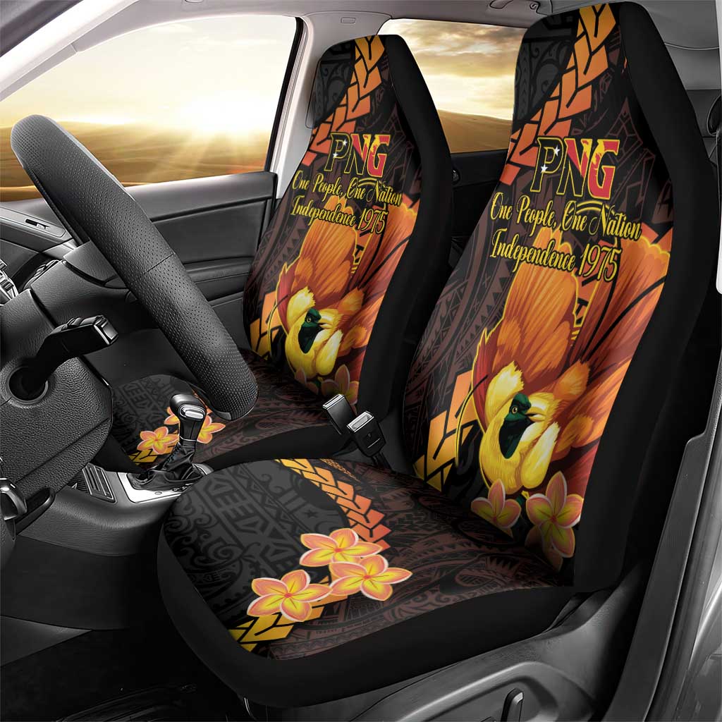Papua New Guinea Independence Day Car Seat Cover 50th Anniversary Papua Niu Gini Bird Of Paradise LT14