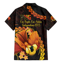 Papua New Guinea Independence Day Family Matching Mermaid Dress and Hawaiian Shirt 50th Anniversary Papua Niu Gini Bird Of Paradise LT14