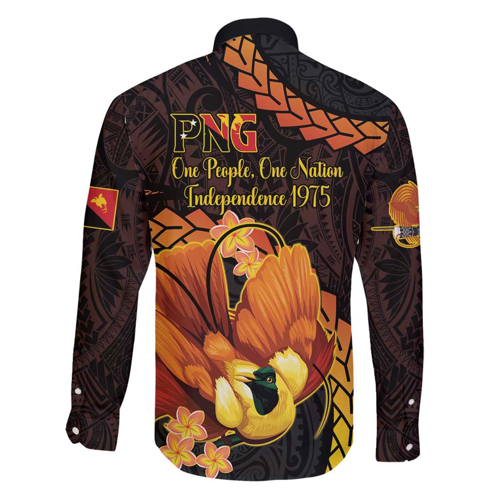 Papua New Guinea Independence Day Family Matching Off Shoulder Maxi Dress and Hawaiian Shirt 50th Anniversary Papua Niu Gini Bird Of Paradise LT14