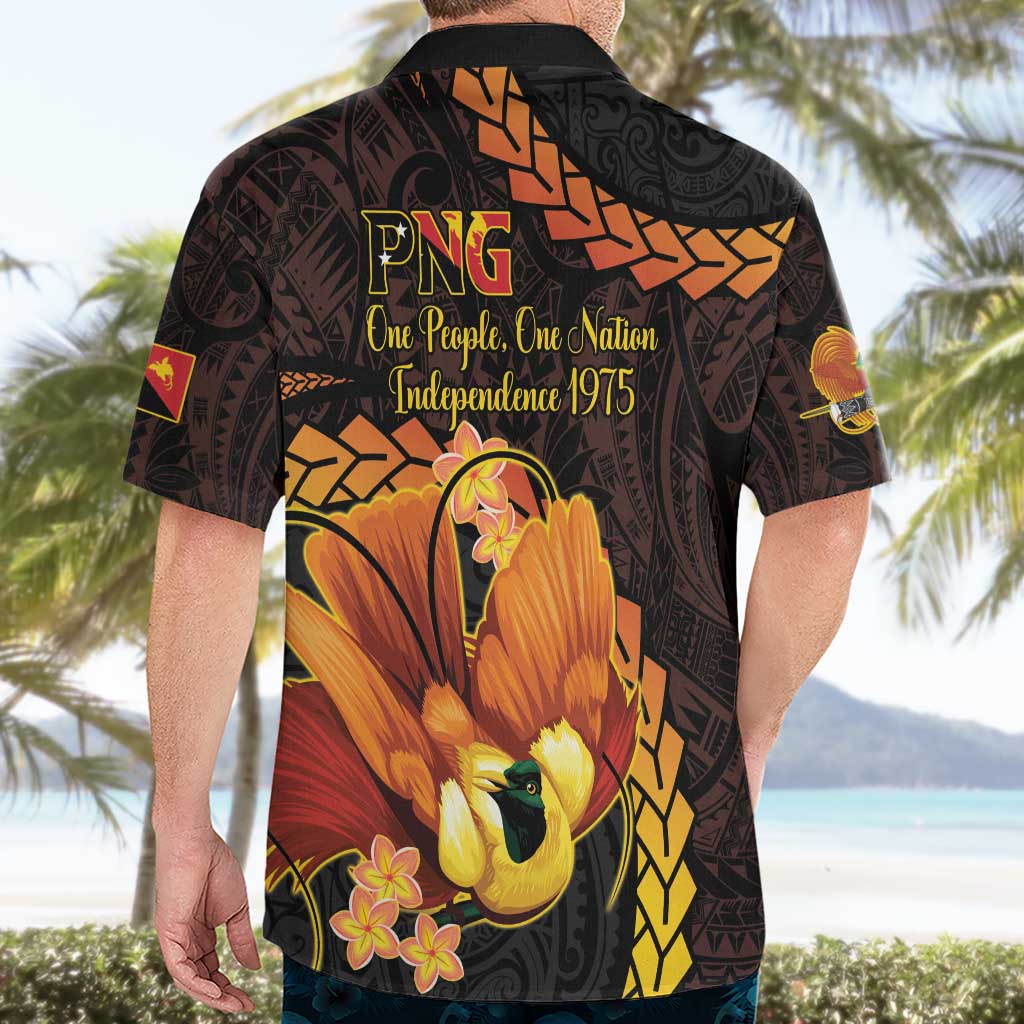 Papua New Guinea Independence Day Hawaiian Shirt 50th Anniversary Papua Niu Gini Bird Of Paradise LT14