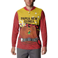 Papua New Guinea Independence Day Button Sweatshirt Since 1975 Unity In Diversity