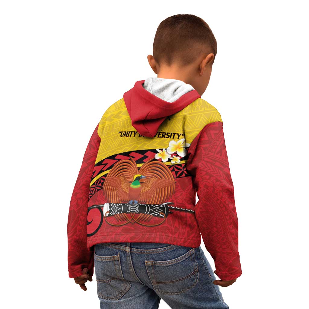 Papua New Guinea Independence Day Kid Hoodie Since 1975 Unity In Diversity