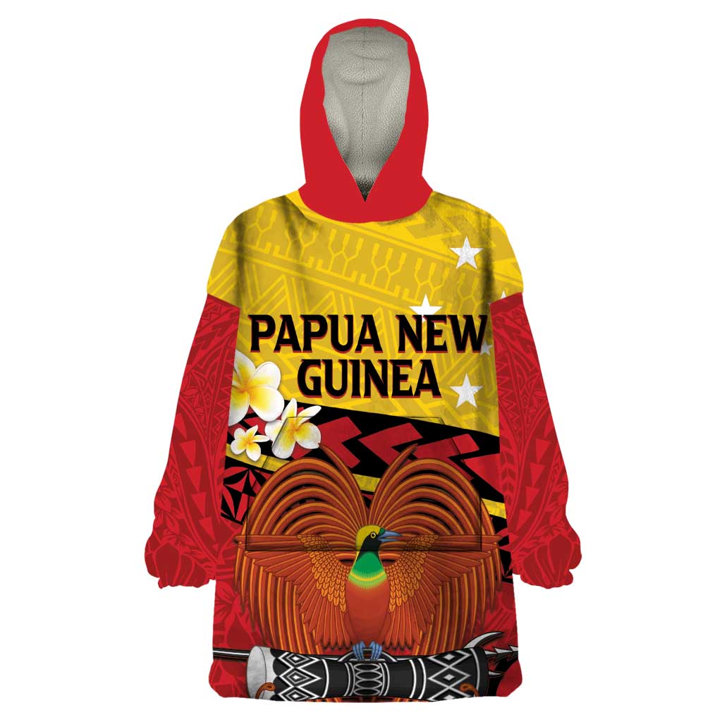 Papua New Guinea Independence Day Wearable Blanket Hoodie Since 1975 Unity In Diversity