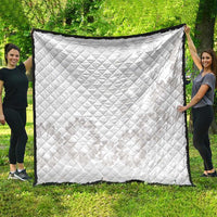 Tonga White Sunday Quilt Manuia le Aso Sa o Tamaiti Heilala With Ngatu Pattern LT14 - Polynesian Pride