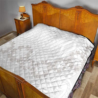 Tonga White Sunday Quilt Manuia le Aso Sa o Tamaiti Heilala With Ngatu Pattern LT14 - Polynesian Pride