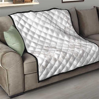 Tonga White Sunday Quilt Manuia le Aso Sa o Tamaiti Heilala With Ngatu Pattern LT14 - Polynesian Pride