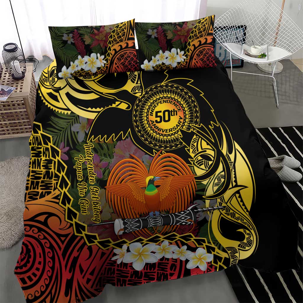 Papua New Guinea 50th Independence Anniversary Bedding Set Independen Stet bilong Papua Niu Gini LT14 - Polynesian Pride