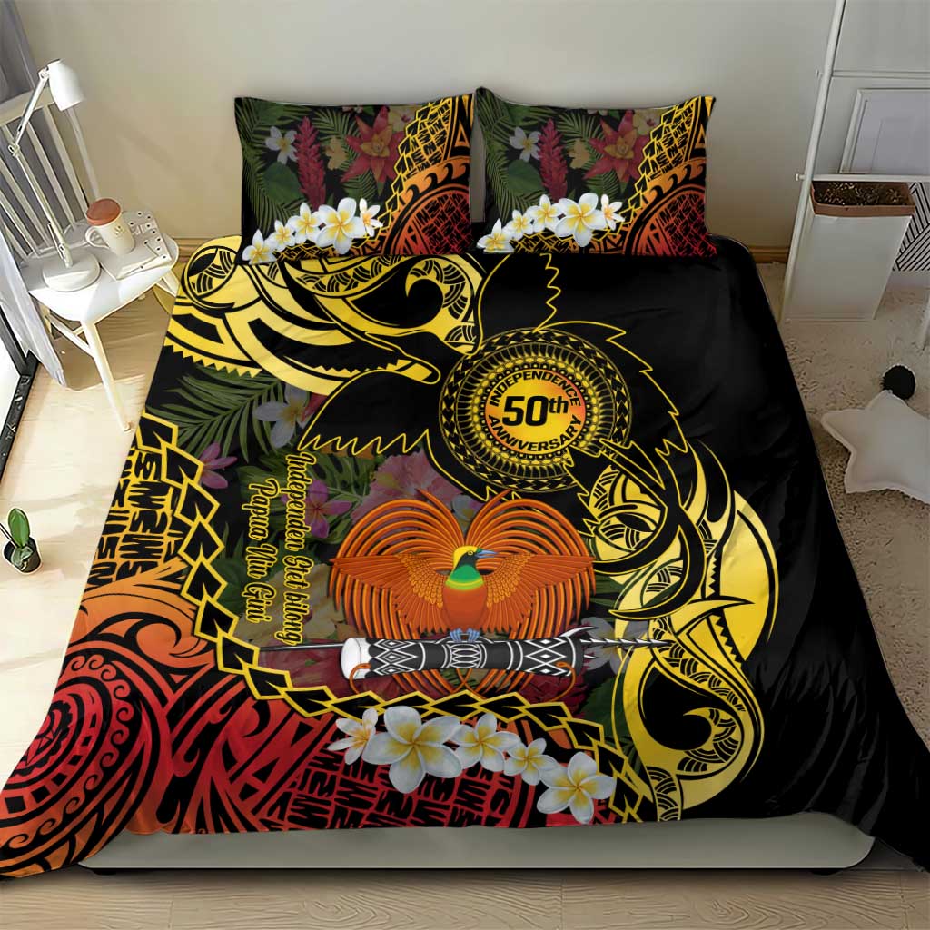 Papua New Guinea 50th Independence Anniversary Bedding Set Independen Stet bilong Papua Niu Gini LT14 - Polynesian Pride