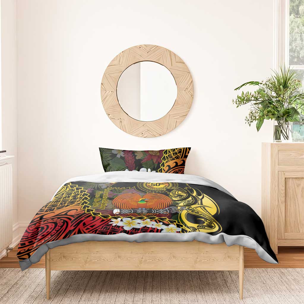 Papua New Guinea 50th Independence Anniversary Bedding Set Independen Stet bilong Papua Niu Gini LT14 - Polynesian Pride