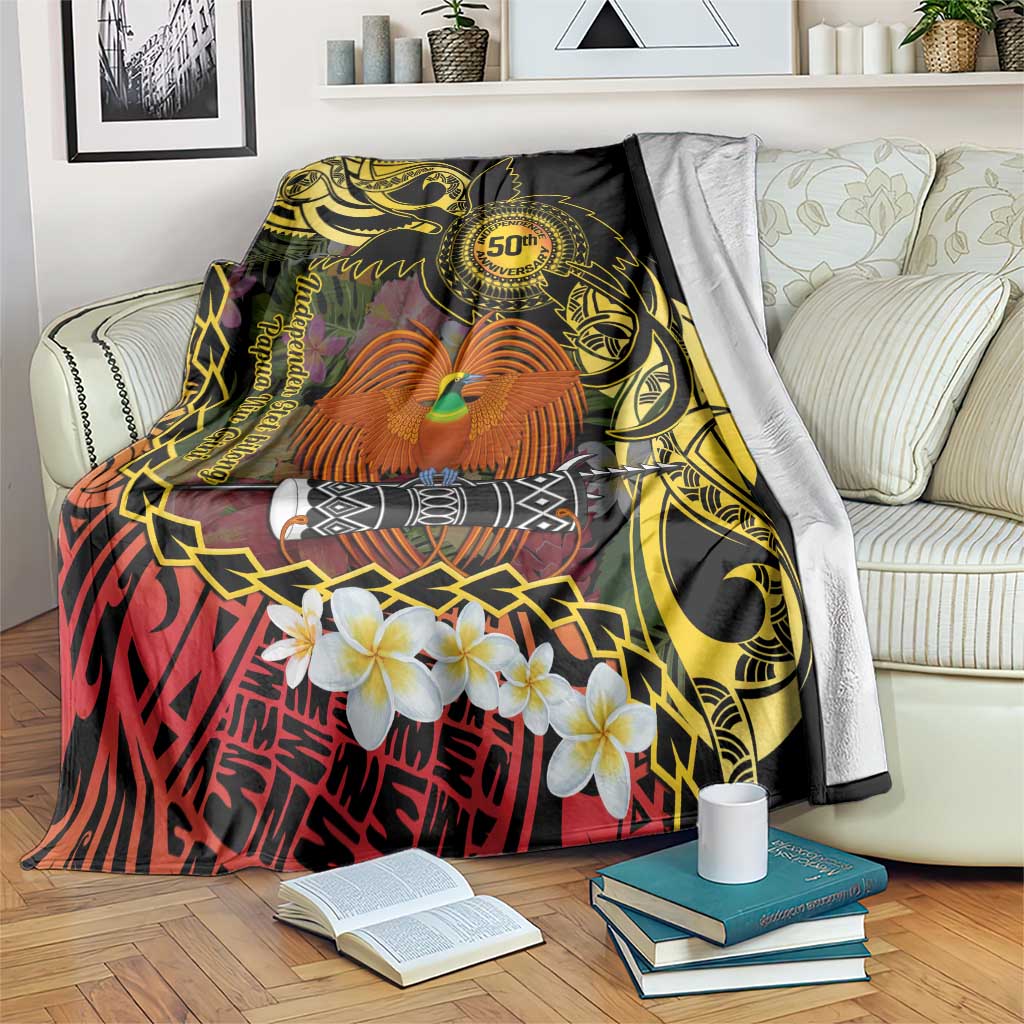Papua New Guinea 50th Independence Anniversary Blanket Independen Stet bilong Papua Niu Gini LT14