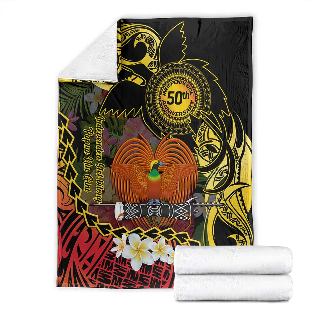 Papua New Guinea 50th Independence Anniversary Blanket Independen Stet bilong Papua Niu Gini LT14