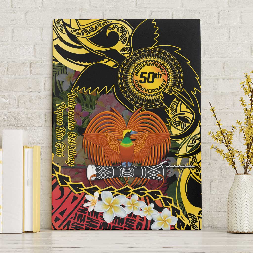 Papua New Guinea 50th Independence Anniversary Canvas Wall Art Independen Stet bilong Papua Niu Gini LT14