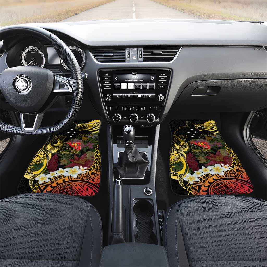 Papua New Guinea 50th Independence Anniversary Car Mats Independen Stet bilong Papua Niu Gini LT14
