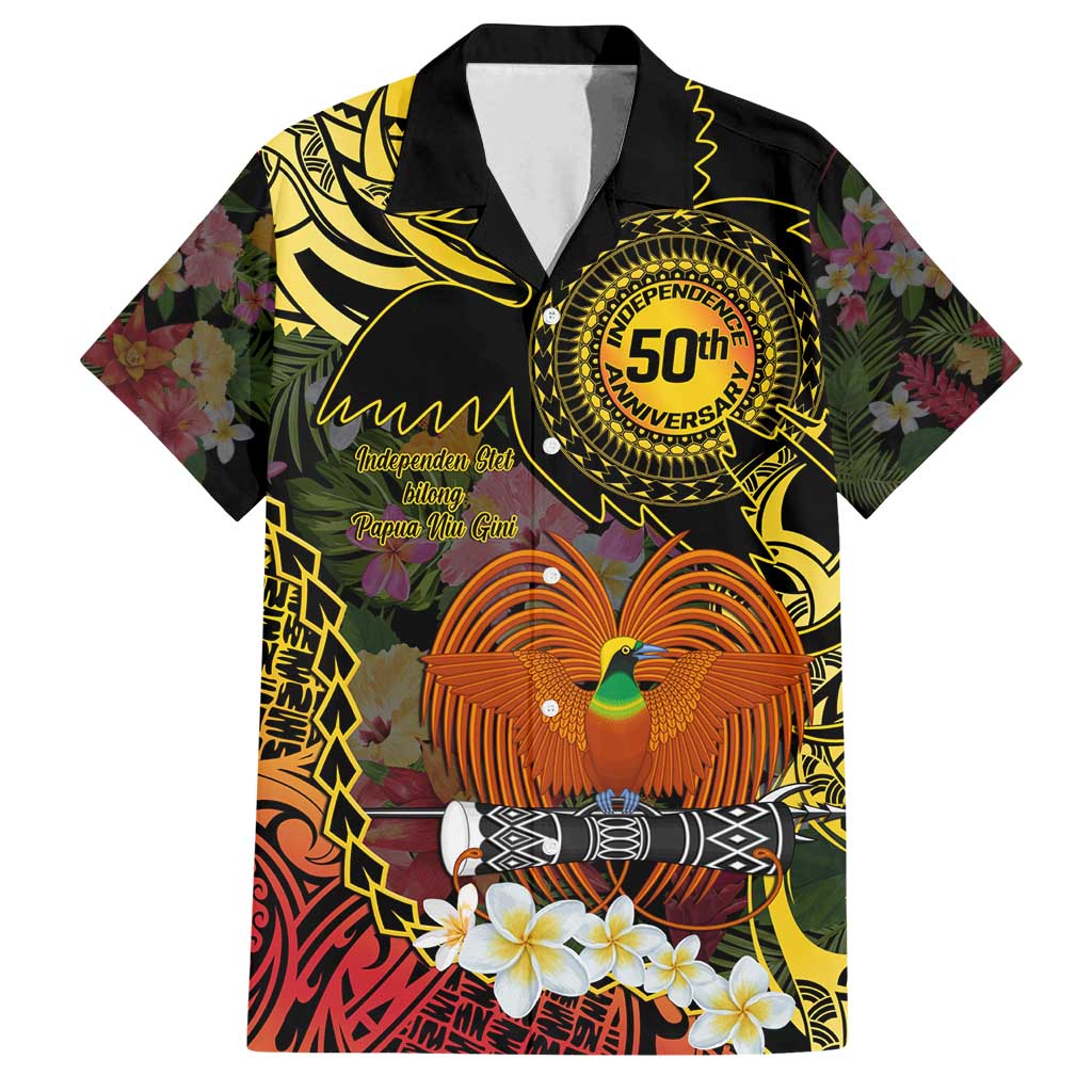 Papua New Guinea 50th Independence Anniversary Family Matching Puletasi and Hawaiian Shirt Independen Stet bilong Papua Niu Gini LT14