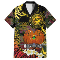 Papua New Guinea 50th Independence Anniversary Family Matching Short Sleeve Bodycon Dress and Hawaiian Shirt Independen Stet bilong Papua Niu Gini LT14