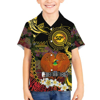 Papua New Guinea 50th Independence Anniversary Family Matching Tank Maxi Dress and Hawaiian Shirt Independen Stet bilong Papua Niu Gini LT14