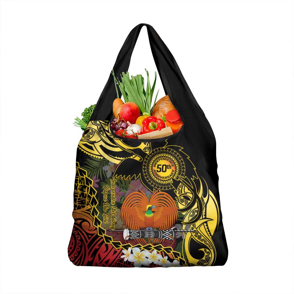 Papua New Guinea 50th Independence Anniversary Grocery Bag Independen Stet bilong Papua Niu Gini LT14