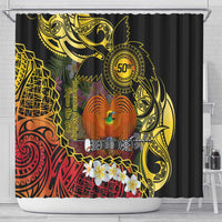 Papua New Guinea 50th Independence Anniversary Shower Curtain Independen Stet bilong Papua Niu Gini LT14