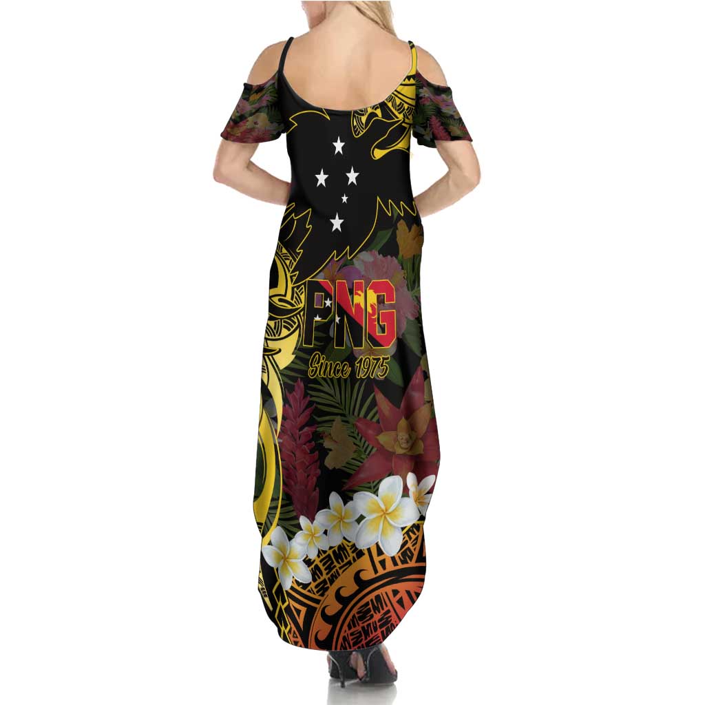 Papua New Guinea 50th Independence Anniversary Summer Maxi Dress Independen Stet bilong Papua Niu Gini LT14