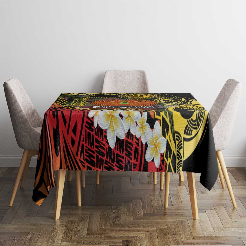 Papua New Guinea 50th Independence Anniversary Tablecloth Independen Stet bilong Papua Niu Gini LT14