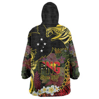 Papua New Guinea 50th Independence Anniversary Wearable Blanket Hoodie Independen Stet bilong Papua Niu Gini LT14