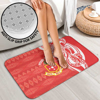 Personalised Kolisi Tonga Bathroom Set Mate Maa Tonga Ngatu Pattern - Polynesian Pride