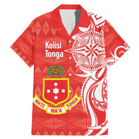 Personalised Kolisi Tonga Family Matching Mermaid Dress and Hawaiian Shirt Mate Maa Tonga Ngatu Pattern - Polynesian Pride
