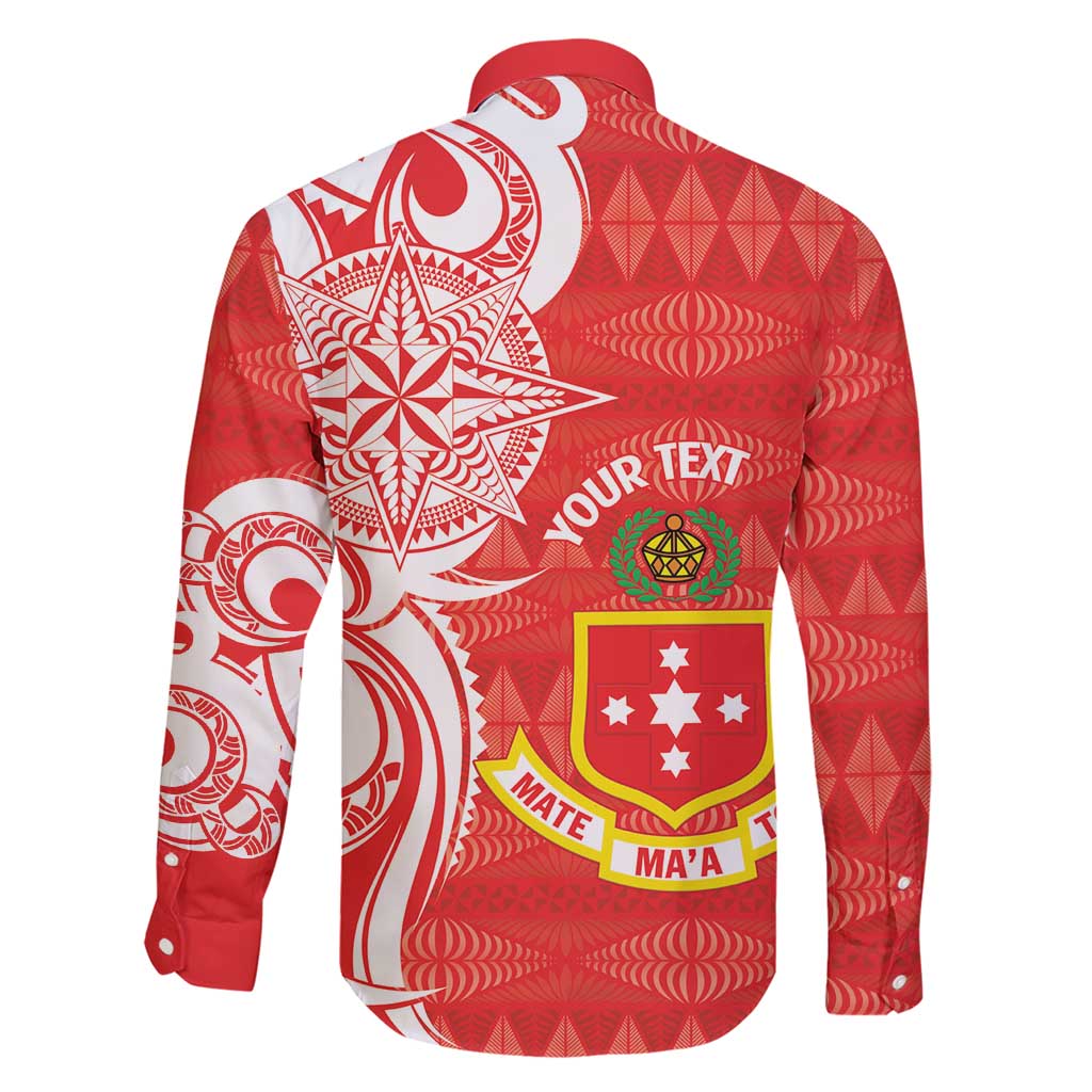 Personalised Kolisi Tonga Family Matching Short Sleeve Bodycon Dress and Hawaiian Shirt Mate Maa Tonga Ngatu Pattern - Polynesian Pride