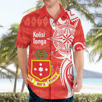 Personalised Kolisi Tonga Hawaiian Shirt Mate Maa Tonga Ngatu Pattern - Polynesian Pride