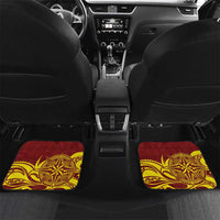 Personalised Tonga High School Car Mats THS Tongan Ngatu Pattern - Polynesian Pride