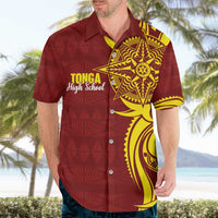 Personalised Tonga High School Hawaiian Shirt THS Tongan Ngatu Pattern - Polynesian Pride