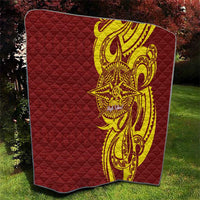 Personalised Tonga High School Quilt THS Tongan Ngatu Pattern - Polynesian Pride