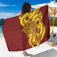 Personalised Tonga High School Sarong THS Tongan Ngatu Pattern - Polynesian Pride