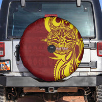Personalised Tonga High School Spare Tire Cover THS Tongan Ngatu Pattern - Polynesian Pride