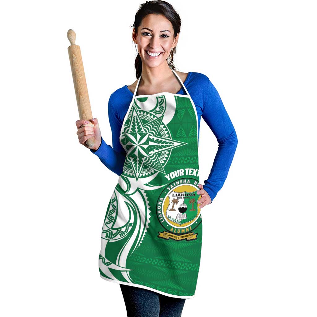 Personalised Liahona - Saineha High School Apron Tongan Ngatu Pattern - Polynesian Pride
