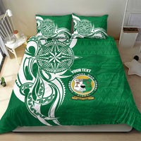Personalised Liahona - Saineha High School Bedding Set Tongan Ngatu Pattern - Polynesian Pride