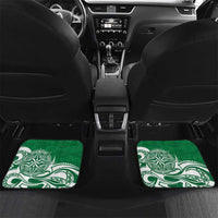 Personalised Liahona - Saineha High School Car Mats Tongan Ngatu Pattern - Polynesian Pride