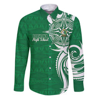 Personalised Liahona - Saineha High School Family Matching Mermaid Dress and Hawaiian Shirt Tongan Ngatu Pattern - Polynesian Pride