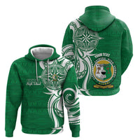 Personalised Liahona - Saineha High School Hoodie Tongan Ngatu Pattern - Polynesian Pride