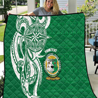 Personalised Liahona - Saineha High School Quilt Tongan Ngatu Pattern - Polynesian Pride