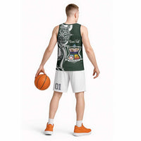 Personalised Tonga Takuilau College Basketball Jersey Est 1975 Tongan Ngatu Pattern - Polynesian Pride