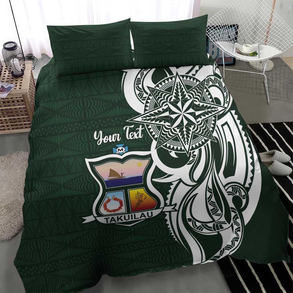 Personalised Tonga Takuilau College Bedding Set Est 1975 Tongan Ngatu Pattern - Polynesian Pride