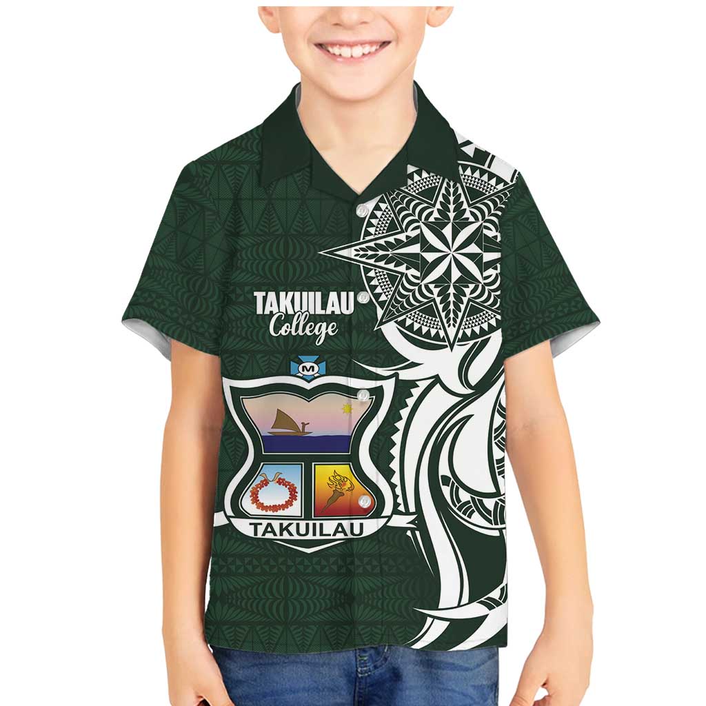 Personalised Tonga Takuilau College Family Matching Mermaid Dress and Hawaiian Shirt Est 1975 Tongan Ngatu Pattern - Polynesian Pride