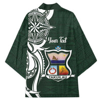 Personalised Tonga Takuilau College Kimono Est 1975 Tongan Ngatu Pattern - Polynesian Pride