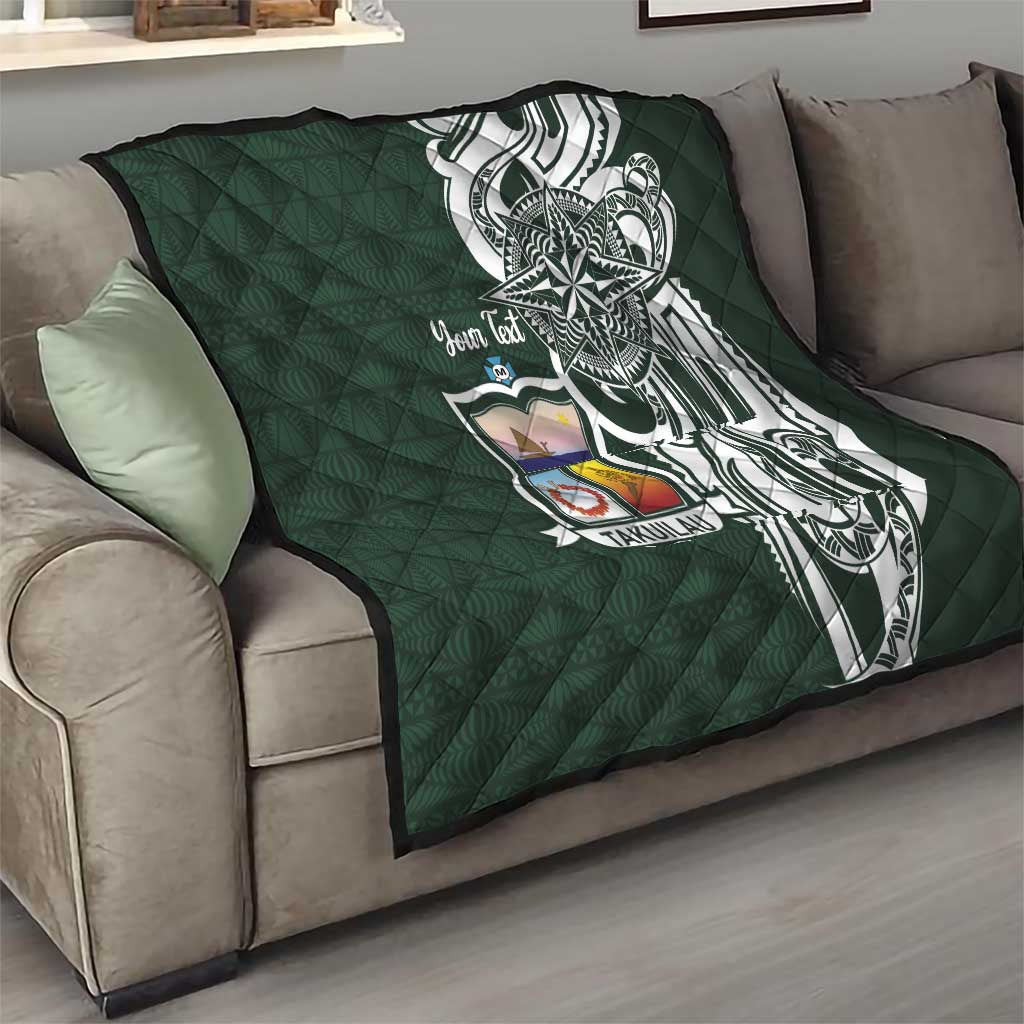 Personalised Tonga Takuilau College Quilt Est 1975 Tongan Ngatu Pattern - Polynesian Pride