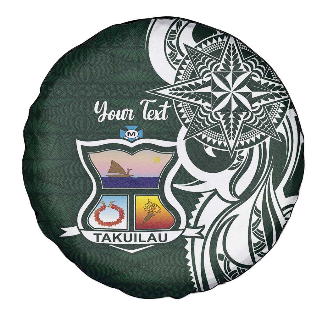 Personalised Tonga Takuilau College Spare Tire Cover Est 1975 Tongan Ngatu Pattern - Polynesian Pride